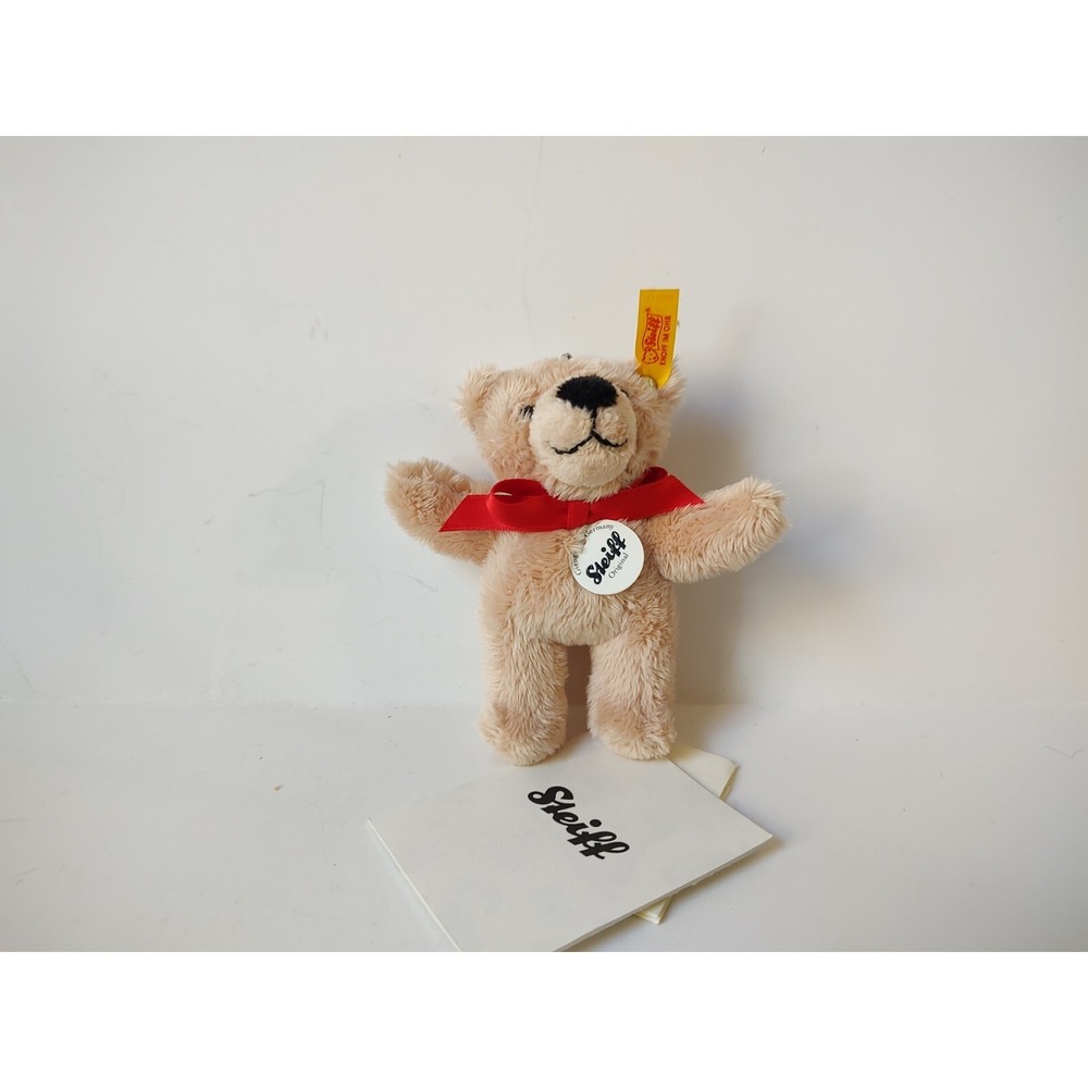 Steiff stuffed teddy bear‎ w/ tags keychain 111594